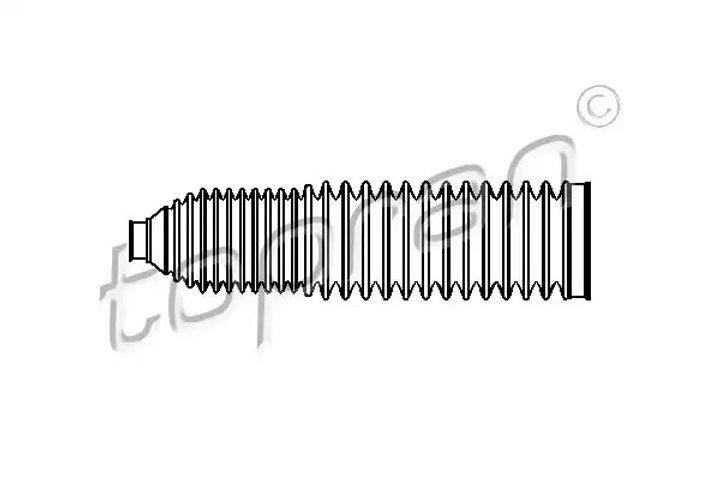 Пыльник тяги рулевой, TOPRAN (110172) - изображение 1