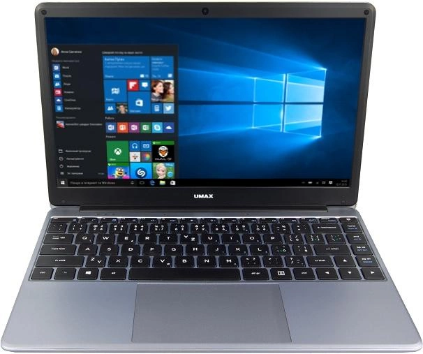 Laptop Umax VisionBook 14Wr Plus Gray (8595142718873) - obraz 1
