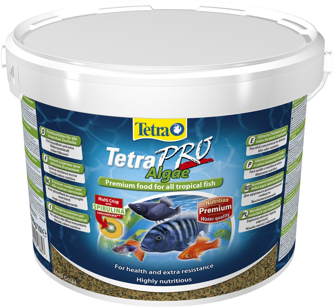 Karma dla ryb akwariowych Tetra Pro Algae w chipsach 10 l (151.0805) - obraz 2
