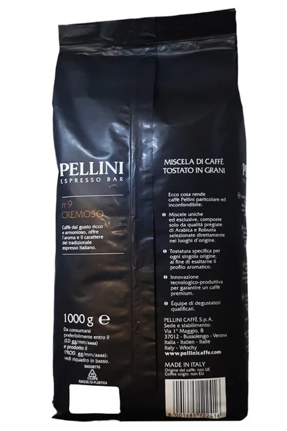 Кава Pellini Espresso BAR n.9 CREMOSO зерно 1кг (52860) - изображение 3