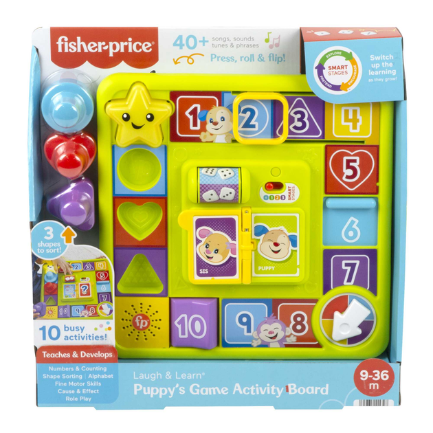 Zabawka edukacyjna Fisher-Price Puppy's Game Activity Board (194735172023) - obraz 1