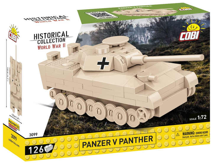 Конструктор Cobi Historical Collection WWII Panzer V Panther 126 деталей (5902251030995) - зображення 1