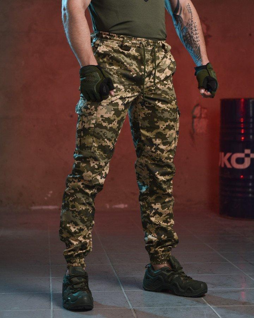 Армейские мужские штаны на резинке Bandit 3XL пиксель (11471) - изображение 1