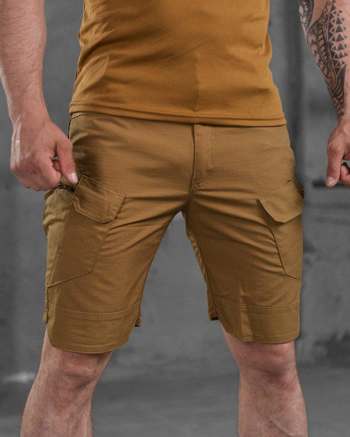 Тактические мужские шорты с удлиненными коленями 3XL койот (87459) - изображение 1