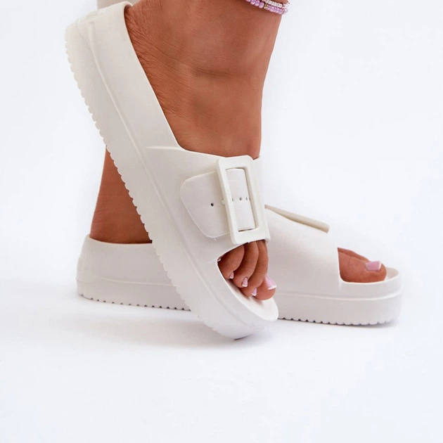 Жіночі шльопанці для пляжу Big Star NN274A661 36 Білі (5900714742355) - зображення 4