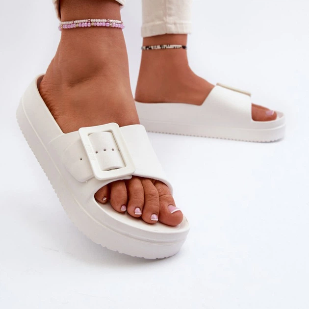 Жіночі шльопанці для пляжу Big Star NN274A661 36 Білі (5900714742355) - зображення 6