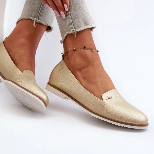 Жіночі сліпери Enzla 38 Золотисті (5905677174410) - зображення 8