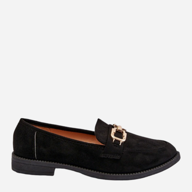 Loafersy damskie Misal 39 Czarne (5905677080681) - obraz 1