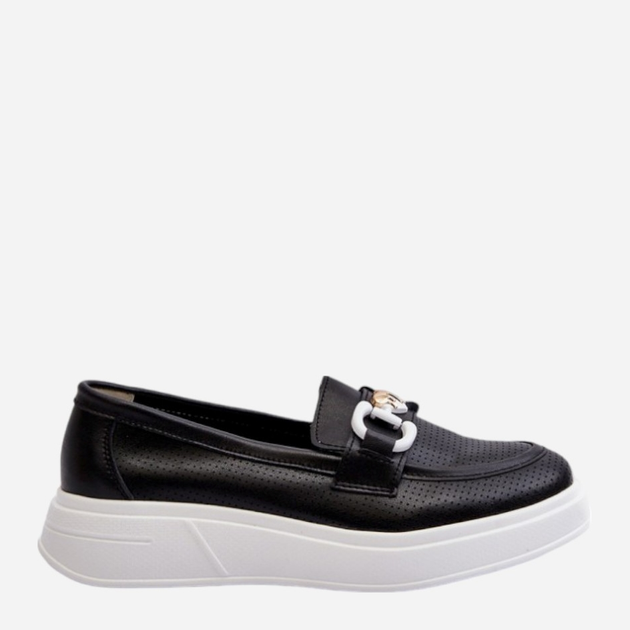 Loafersy damskie S.Barski LR720 37 Czarne (5905677164558) - obraz 1