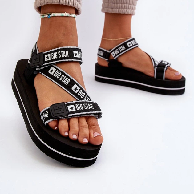 Sandały damskie na platformie Big Star NN274A525 41 Czarne (5900714740603) - obraz 6