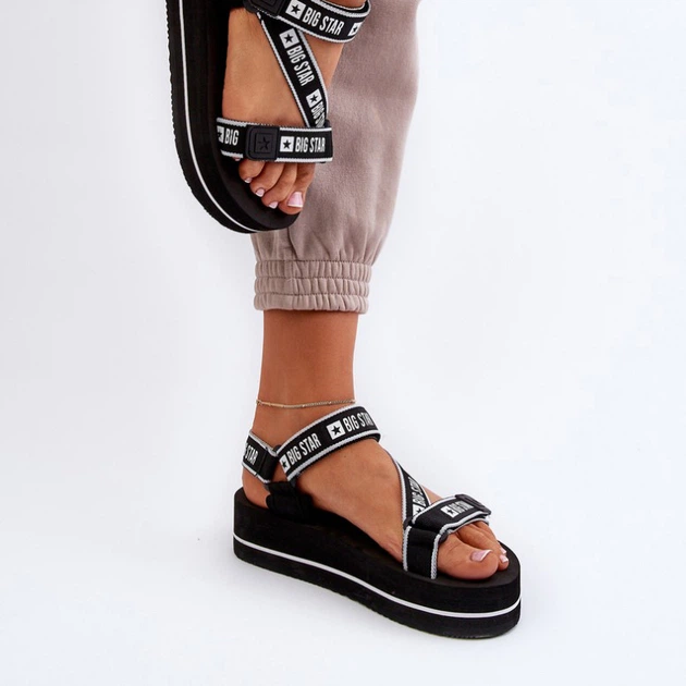 Sandały damskie na platformie Big Star NN274A525 41 Czarne (5900714740603) - obraz 7