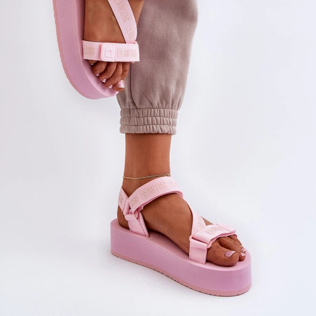 Жіночі сандалії Big Star NN274A529 40 Рожеві (5900714740771) - зображення 6