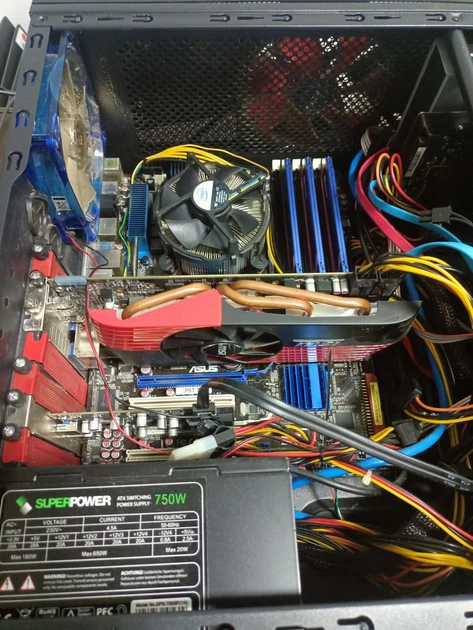 Компьютер AeroCool Strike-X Coupe Tower / Intel Core i7-920 (4 (8) ядра по 2.66 - 2.93 GHz) / 12 GB DDR3 / 750 GB HDD / AMD Radeon HD 6790, 1 GB GDDR5, 256-bit / 750W / DVD-ROM б/у - изображение 8