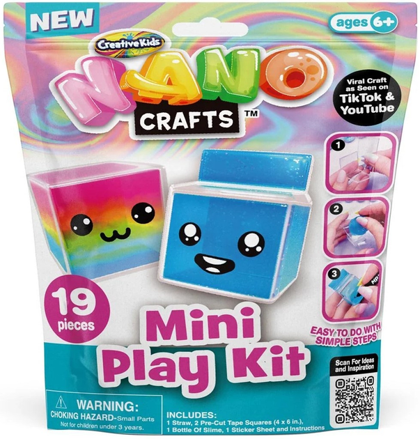 Набір для творчості Creative Kids NANO CRAFT Стрічка Mini Play Kit (0653899649050) - зображення 1