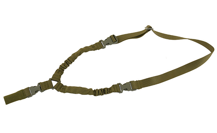 Ремінь одноточковий CS Heavy Duty 1-Point Bungee Sling Olive - зображення 1