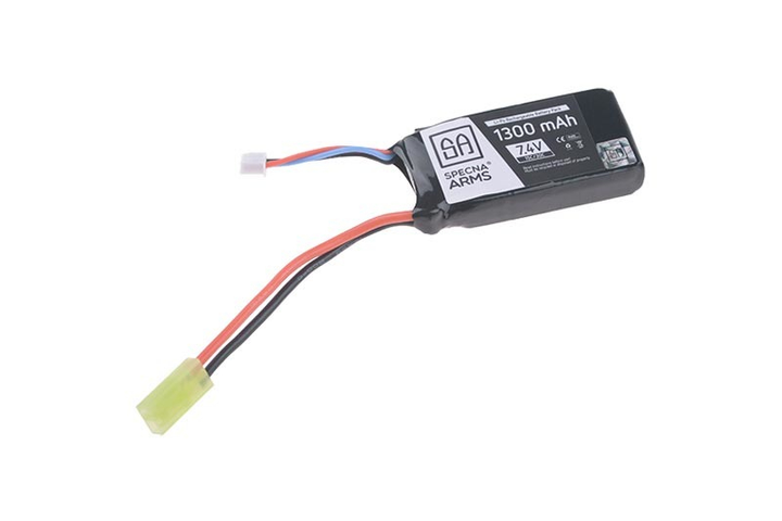 Акумулятор Specna Arms LiPo 7,4V 1300mAh 15/30C - зображення 1