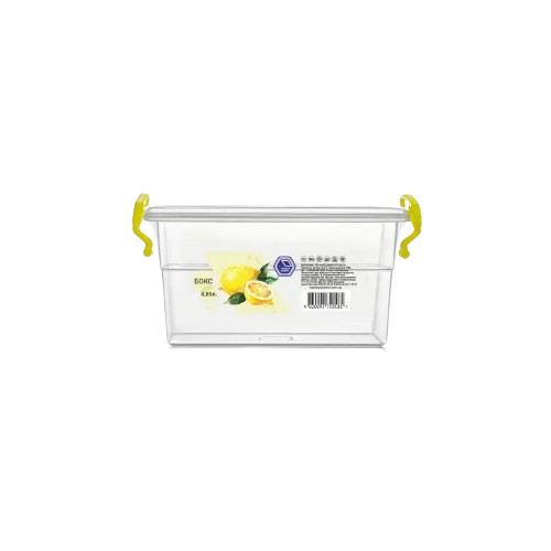Контейнер для харчових продуктів 0,85л з ручками Народний продукт - Фото 1 Контейнер для харчових продуктів 0,85л з ручками Народний продукт - зображення 1