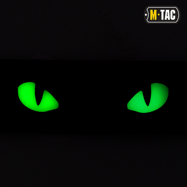 Нашивка M-Tac Cat Eyes 3D PVC Black - зображення 2