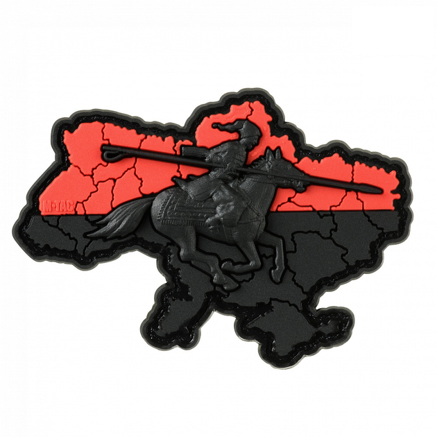Нашивка M-Tac Козацька Україна 3D PVC Red/Black - изображение 1