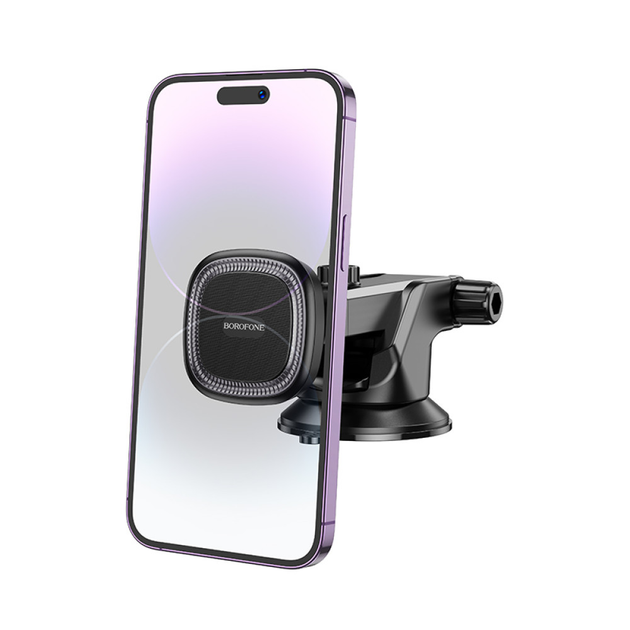 Крепление для телефона Borofone BH97 NT Ice center console Магнитный (Черно-серый) - Фото 1 Крепление для телефона Borofone BH97 NT Ice center console Магнитный (Черно-серый) - изображение 1
