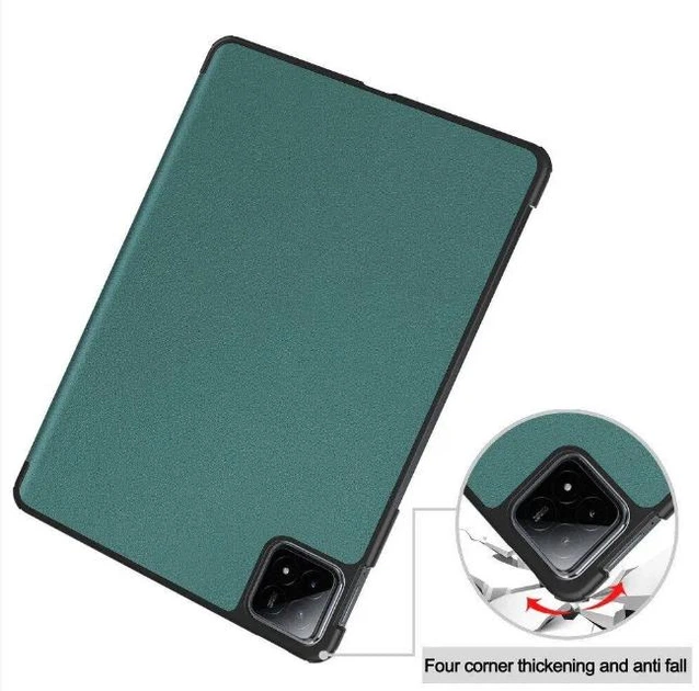 Чехол Smart Case на Xiaomi Pad 6s Pro (12.4") / чехол для планшета с функцией подставки / (розовый) - Фото 8 Чехол Smart Case на Xiaomi Pad 6s Pro (12.4") / чехол для планшета с функцией подставки / (розовый) - изображение 8