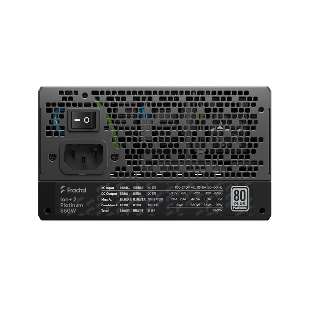 Блок питания Fractal Design 560W Ion + 2 Platinum (FD-P-IA2P-560-EU) - изображение 6