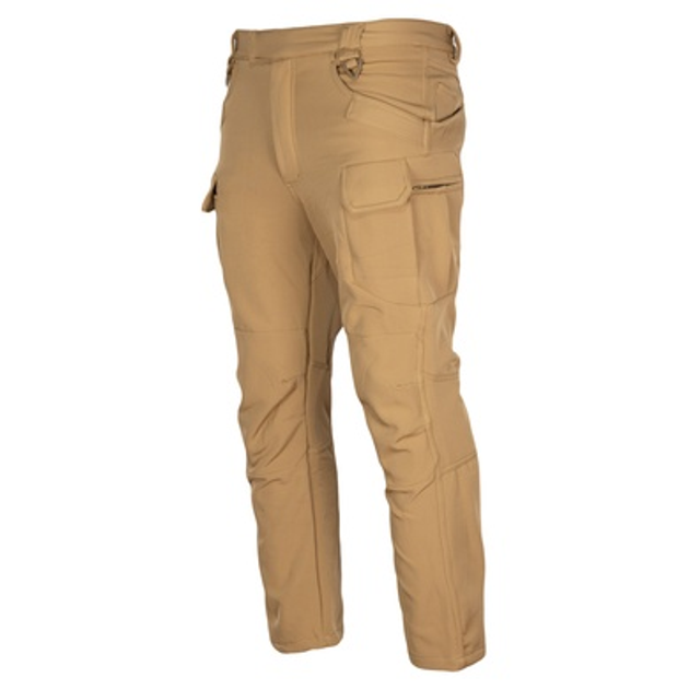 Тактические штаны утепленные Vik-Tailor SoftShell Coyote 5XL - изображение 1