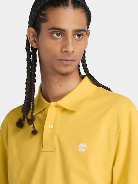 Поло довге чоловіче Timberland TB0A26N4 XXL Жовте (194902912919) - зображення 4