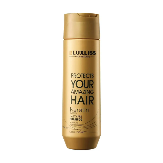 Шампунь кератиновый Luxliss Keratin Daily Care Shampoo 250 мл - Фото 1 Шампунь кератиновый Luxliss Keratin Daily Care Shampoo 250 мл - изображение 1