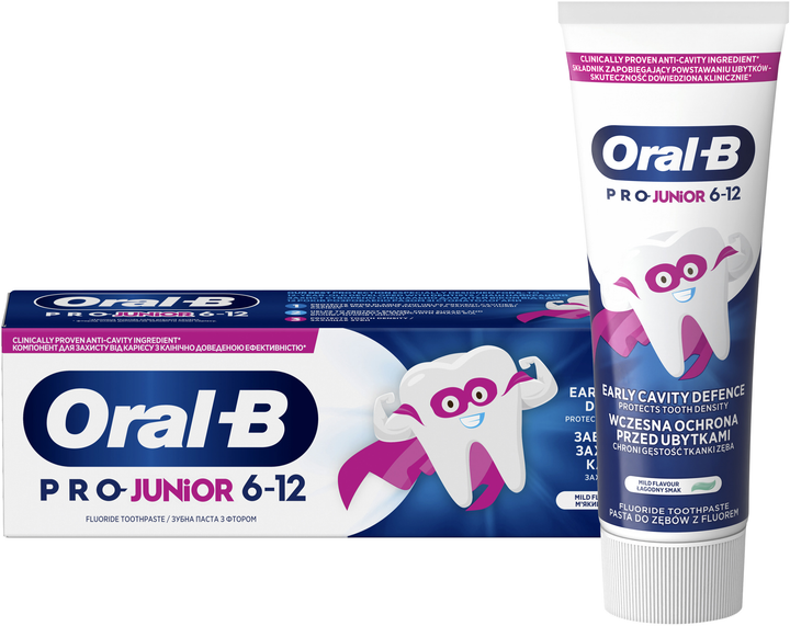 Зубная паста Oral-B Pro Junior для детей в возрасте от 6 до 12 лет 75 ...