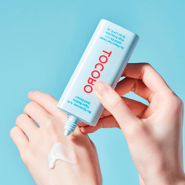 Зволожуючий сонцезахисний крем TOCOBO Bio Watery Sun Cream SPF 50+/PA++++ 50 мл (8809835060058) - зображення 3