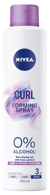 Spray do włosów Nivea Curl modelujący podkreślający skręt loków 250 ml (9005800312248) - obraz 1