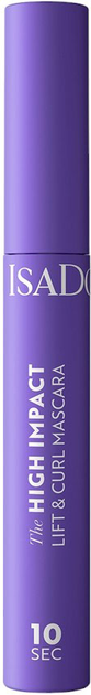 Tusz do rzęs IsaDora 10 Sec High Impact Lift & Curl 02 Intensywnie Wodoodporny Czarny 9 ml (7333352078698) - obraz 2