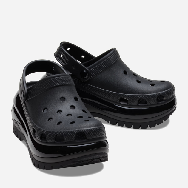 Жіночі крокси Crocs Mega Crush 207988-001 37-38 (M5/W7) 23 см Чорні (196265103676) - зображення 2