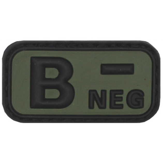 Нашивка група крові B(III) Rh-Olive - зображення 1