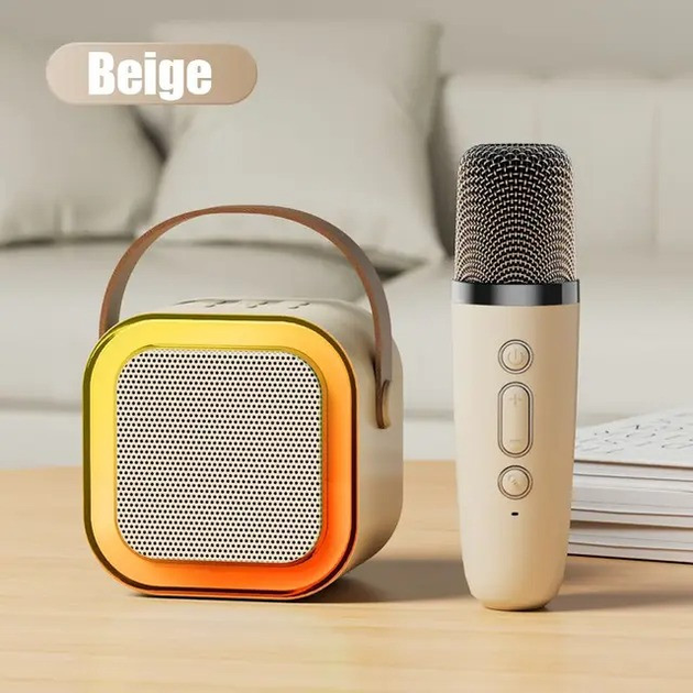 Беспроводная портативная Bluetooth колонка с микрофоном и сабвуфером - изображение 5