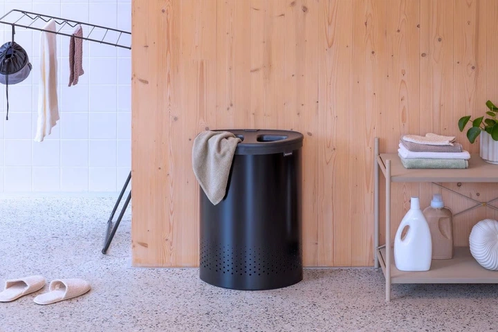 Бак для белья Brabantia Laundry Bin 55 л, черный (242366) - изображение 5