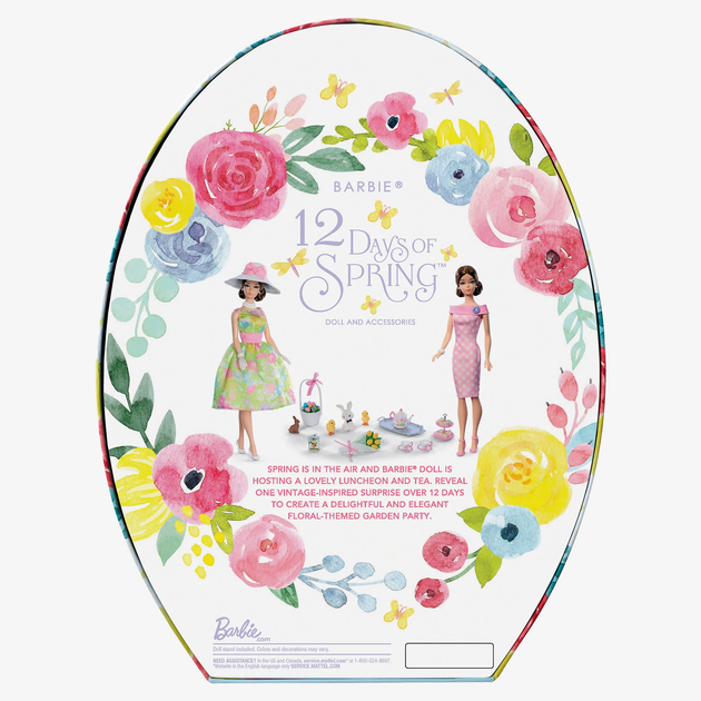 Лялька Барбі колекційна 12 Днів весни Barbie Signature 12 Days of Spring (HRM27) - Фото 15 Лялька Барбі колекційна 12 Днів весни Barbie Signature 12 Days of Spring (HRM27) - зображення 15