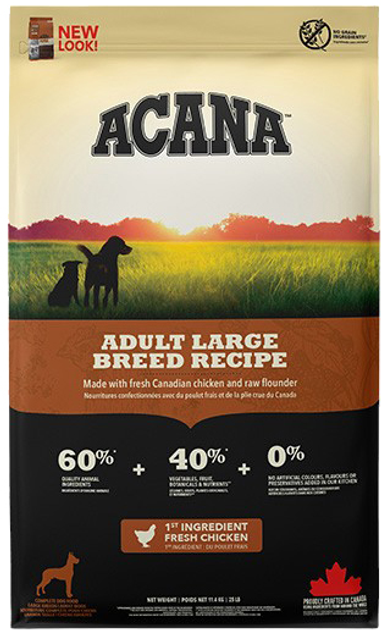 Sucha karma dla dorosłych psów dużych ras ACANA Adult Large Breed Recipe 11.4 kg (ACA017e) - obraz 2