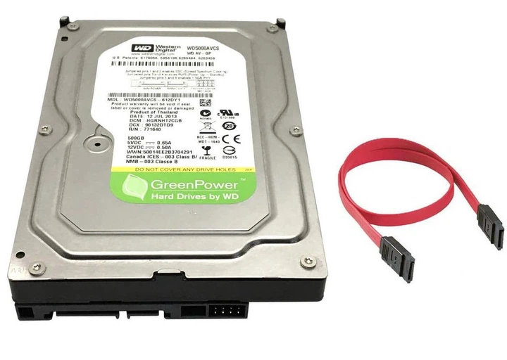 Жесткий диск для компьютера Western Digital 500GB 16MB 5400 об/м