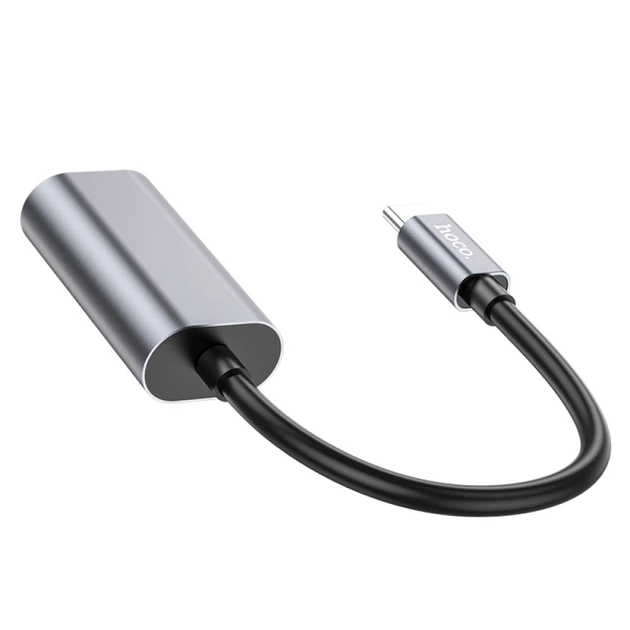 Переходник Hoco UA21 Origin Type-C to VGA converter Цвет Серый - изображение 5