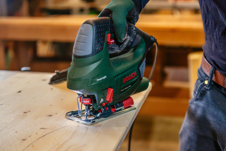 Набір Лобзик електричний Bosch PST 900 PEL 620 Вт + Пиляльні полотна для лобзика Bosch 10шт (06033A0220_2609256744) - зображення 16