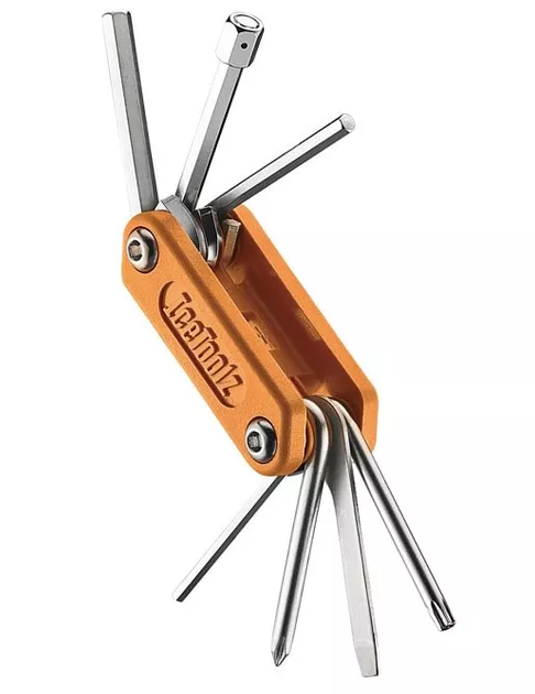 Ключ Ice Toolz "Handy-8" 94H4 складной, нержавеющая сталь, оранжевый - Фото 1 Ключ Ice Toolz "Handy-8" 94H4 складной, нержавеющая сталь, оранжевый - изображение 1