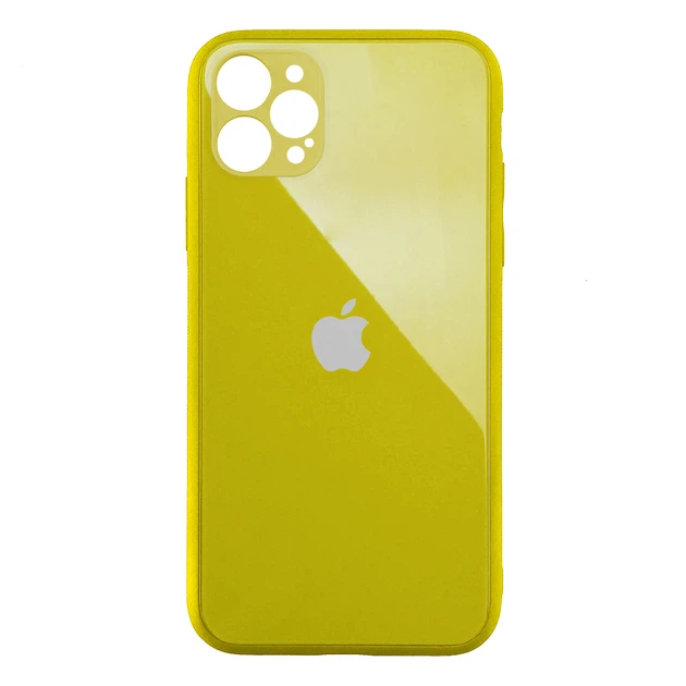Чохол для iPhone 12 Pro Glass Pastel Full Camera Yellow - Фото 1 Чохол для iPhone 12 Pro Glass Pastel Full Camera Yellow - зображення 1