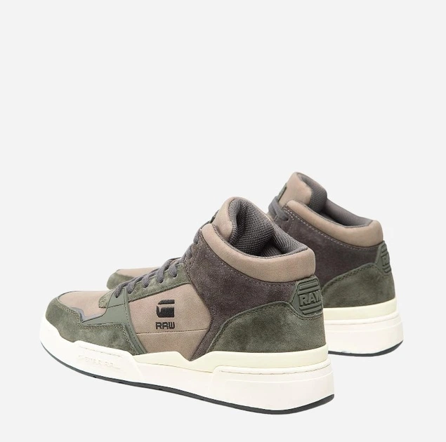 Чоловічі черевики G-Star Raw Attacc Mid 2242-040716 44 Оливкові (8720656136916) - зображення 3