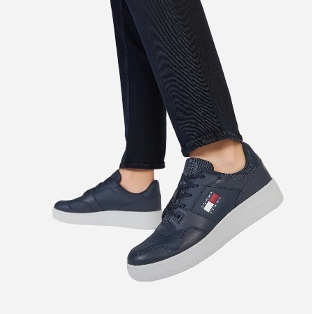 Чоловічі кеди Tommy Hilfiger EM0EM00955-C87 45 Сині (8720641580366) - зображення 8