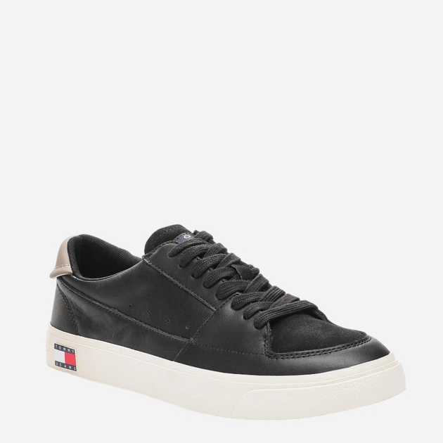 Чоловічі кеди низькі Tommy Hilfiger EM0EM01106-BDS 43 Чорні (8720642349047) - зображення 2