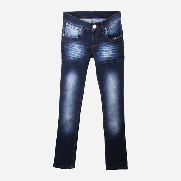 Подростковые джинсы для девочки MTP YDB-3794-Navy-blue 146 см Темно ...