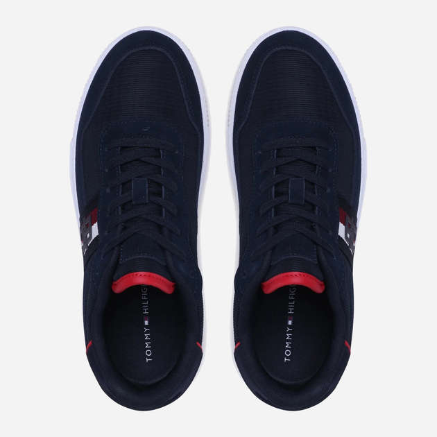 Чоловічі кеди низькі Tommy Hilfiger FM0FM04585-DW5 43 Блакитні (8720644266922) - зображення 5