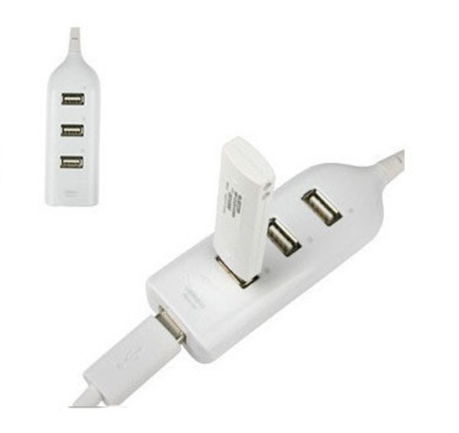 USB Hub (ЮСБ хаб) - 4 порта - белый – фото, отзывы, характеристики в ...